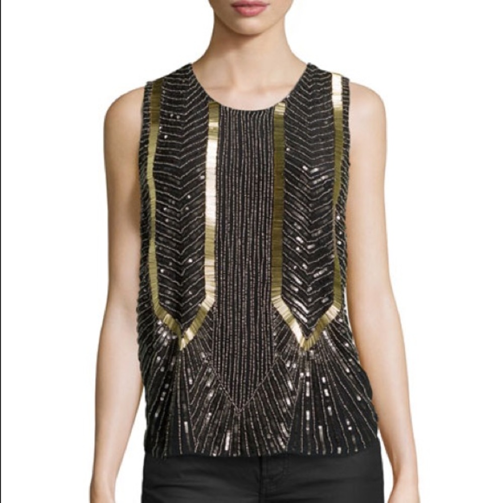 Nicole Miller beaded top